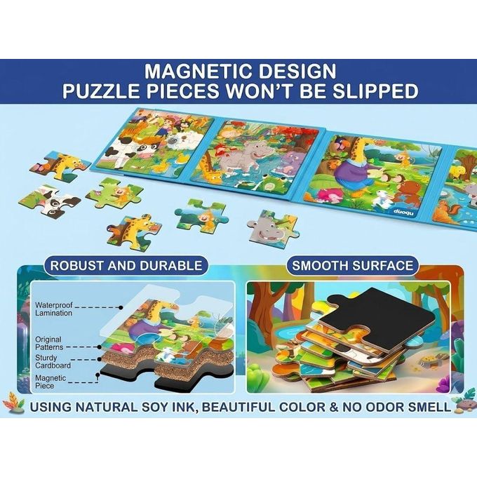 3in-1 Leveled Puzzle Set