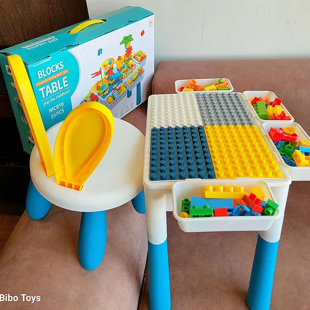 BLOCKS TABLE 85PCS