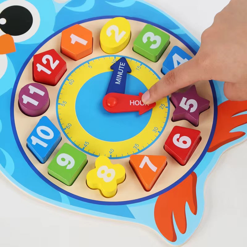 Wooden Clock Puzzle