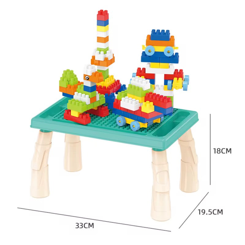 Building Blocks table 100 pieces
