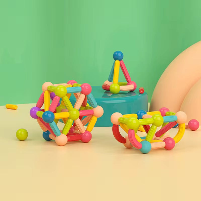Magnetic Sticks and Balls (64 pieces)