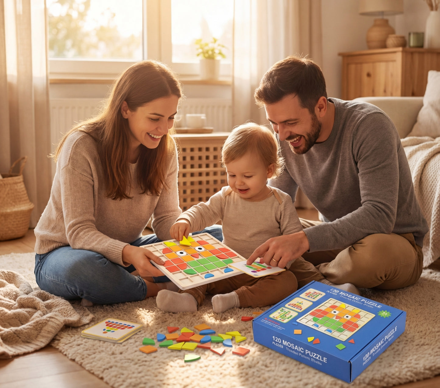 Mosiac Puzzle 120 pieces