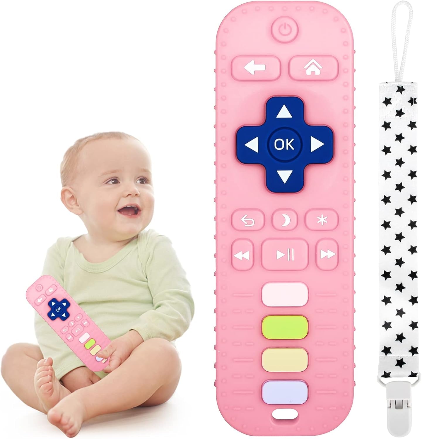 TV Remote Control Shape Teething Baby Toys