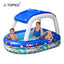 Kids' Boat Pool with Sunshade
