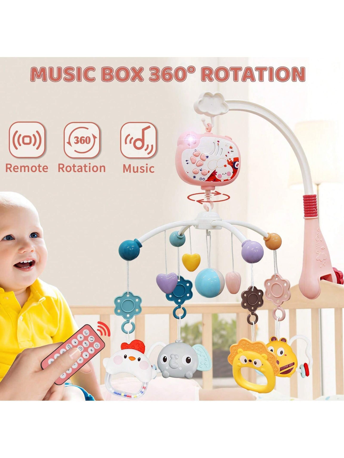 Baby Bedside Bell Projection