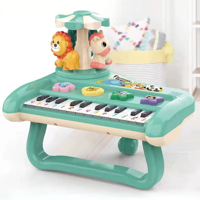 Musical Merry-Go-Round Piano Play Set"