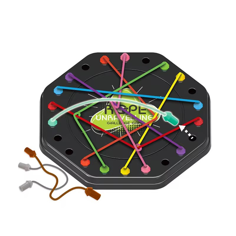 Rope Puzzle Challenge Board