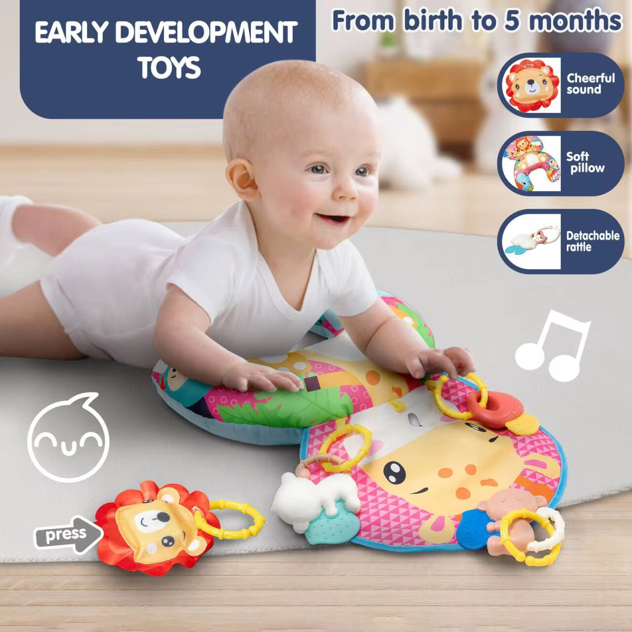 Baby Tummy Time Pillow
