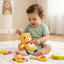 Interactive Plush Bear Musical Rattle & Teether Toy Set