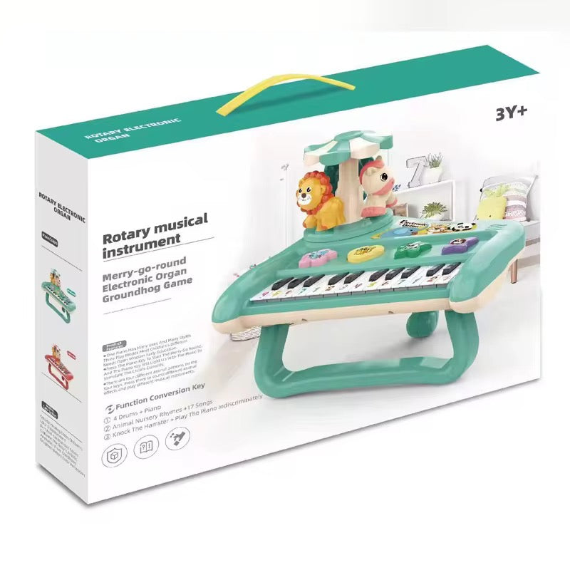 Musical Merry-Go-Round Piano Play Set"
