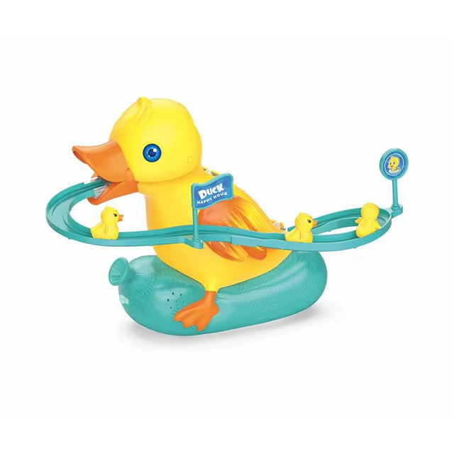 Duck Electric Track Slide Toy