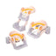 Potty training seat with a step 2x1