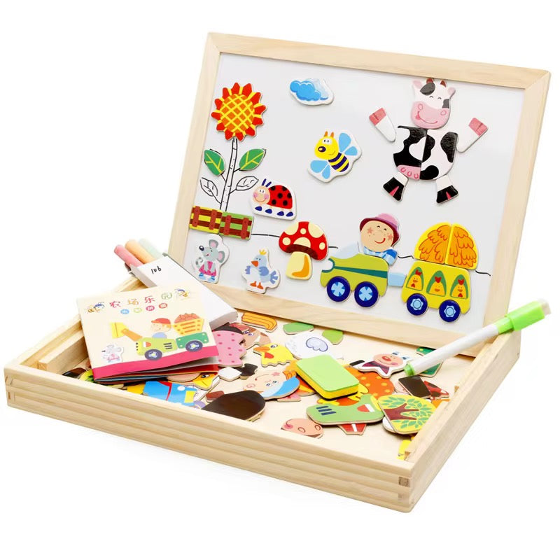 Magnetic Happy Farm Board Set