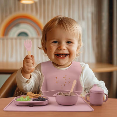 SILICONE BABY CUTLERY SET (6pcs)