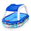 Kids' Boat Pool with Sunshade