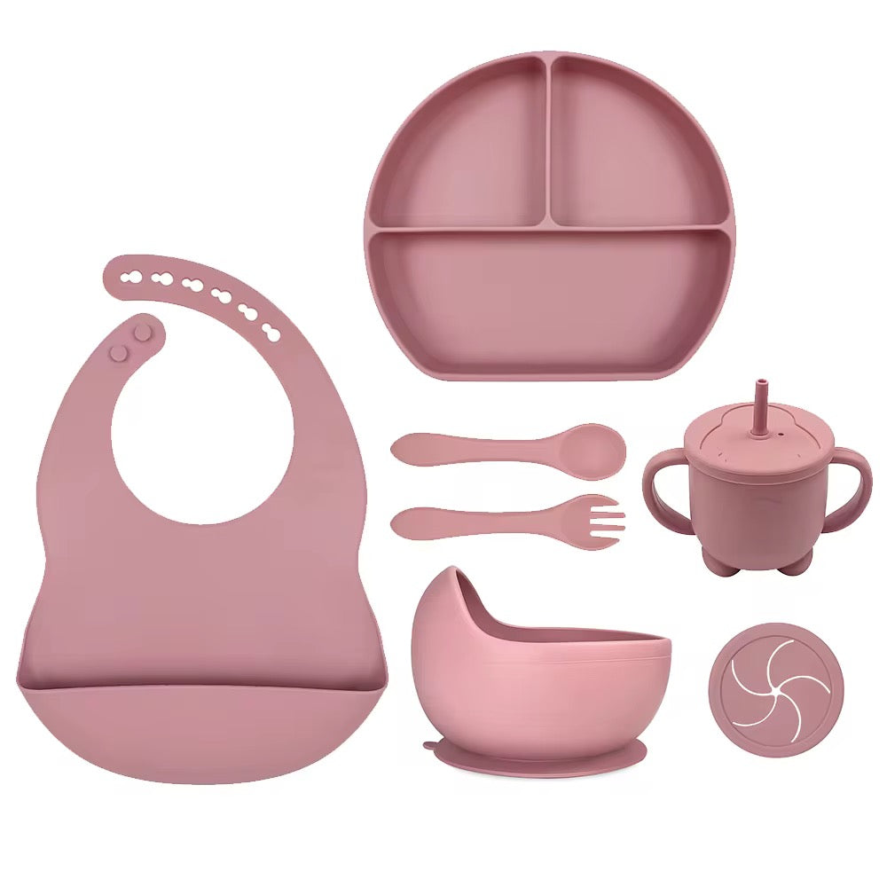 SILICONE BABY CUTLERY SET (6pcs)