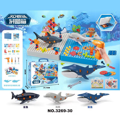 3D Screw & Tool Puzzle Kit