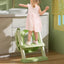 Potty training seat with a step