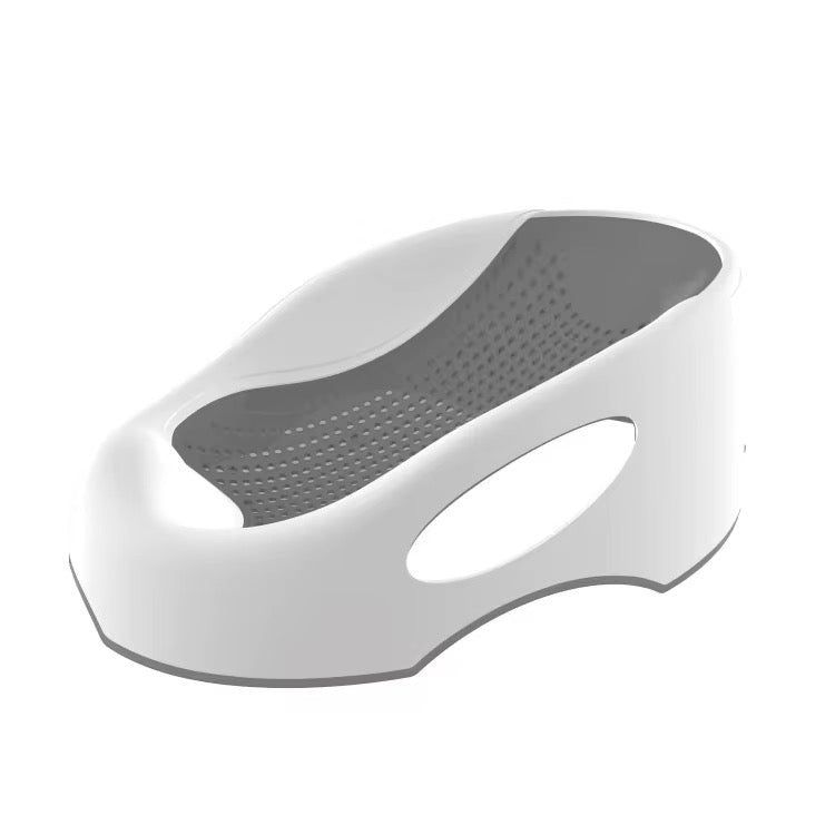 Comfortable lying baby bathtub bath device plastic baby shower chairs