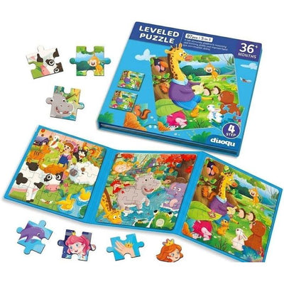 3in-1 Leveled Puzzle Set