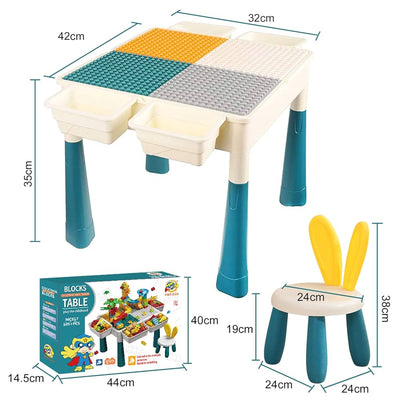 BLOCKS TABLE 85PCS