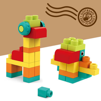 Soft Rubber Building Blocks