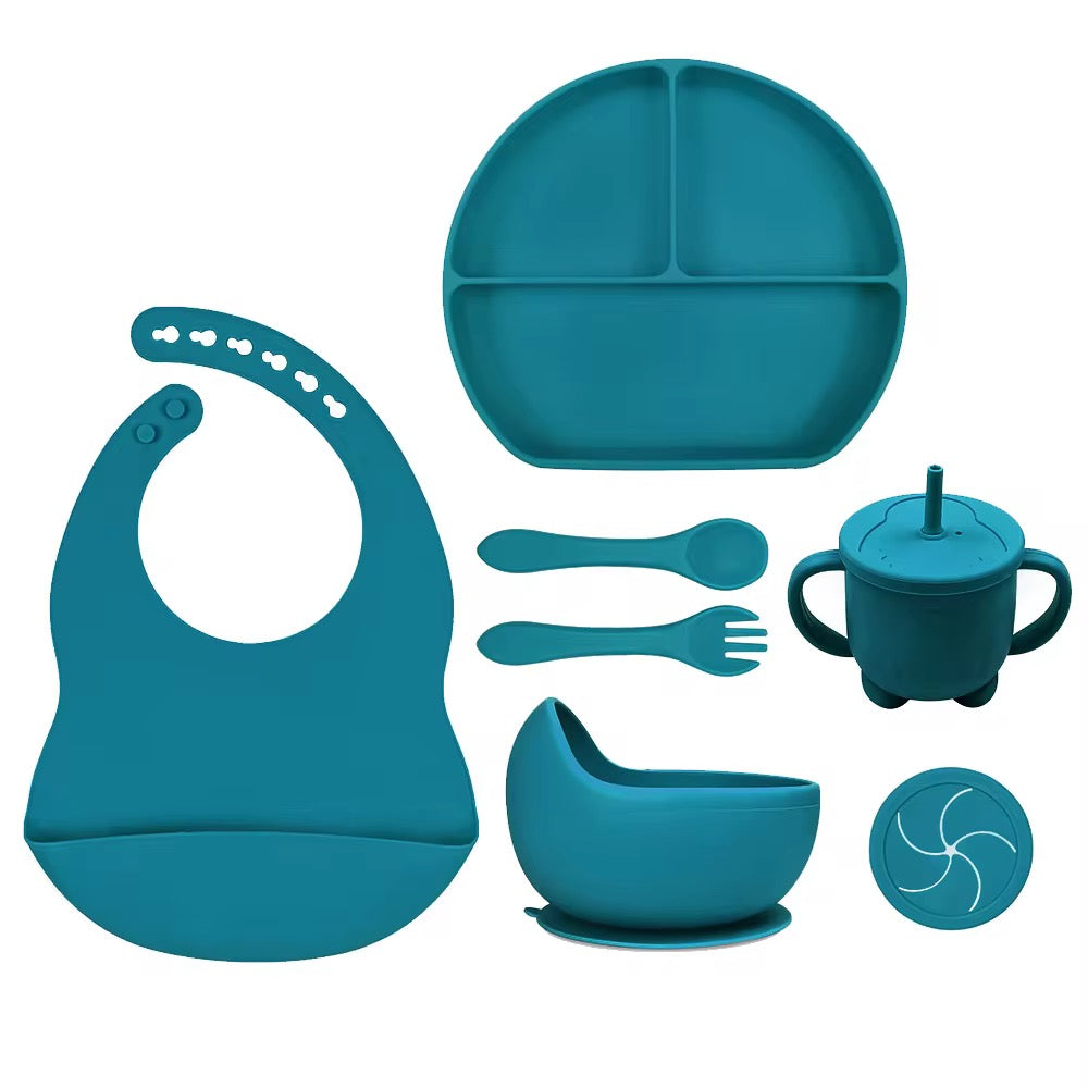 SILICONE BABY CUTLERY SET (6pcs)