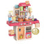 LONGMIRE Kids-Kitchen playset, with Realistic Lights & Sounds
