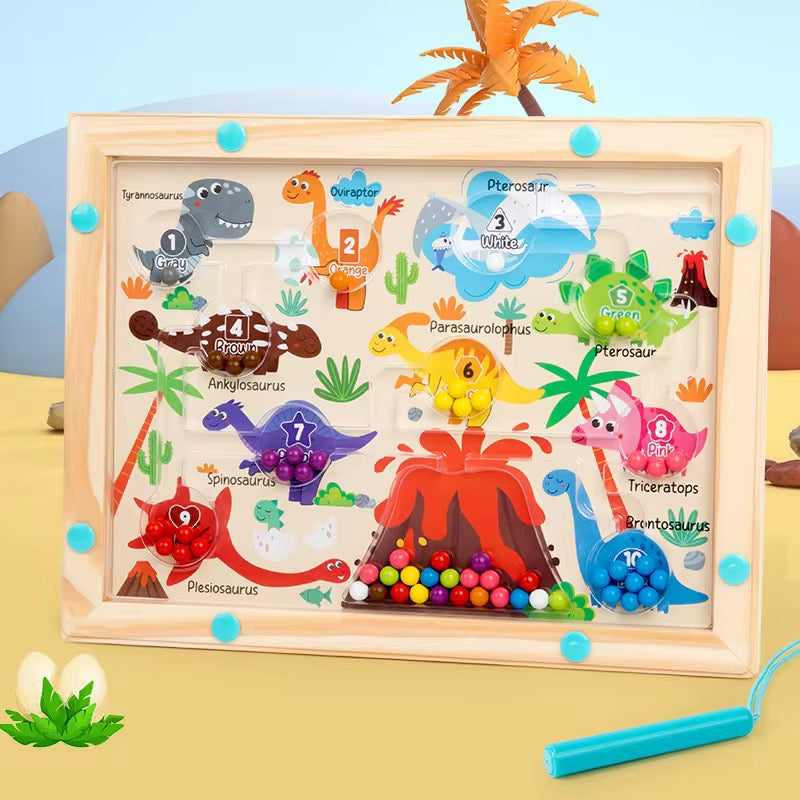 Dinosaur Magnetic Maze