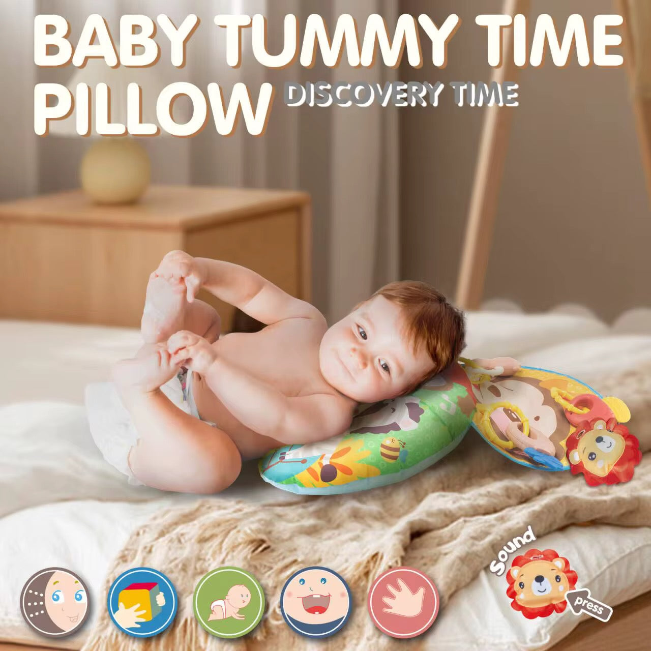 Baby Tummy Time Pillow