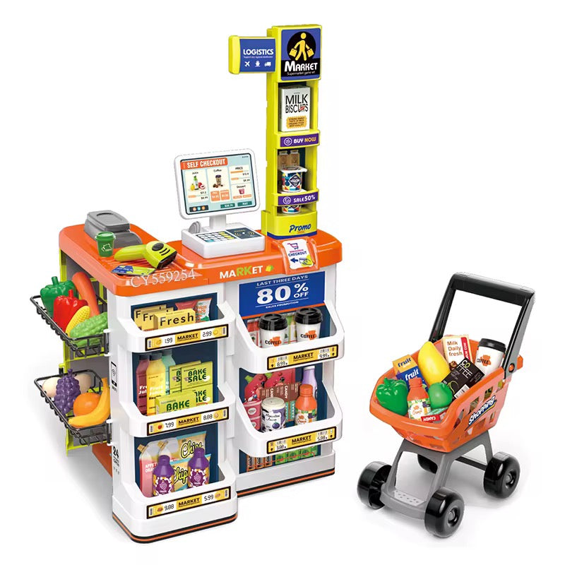 Kids Supermarket Playset