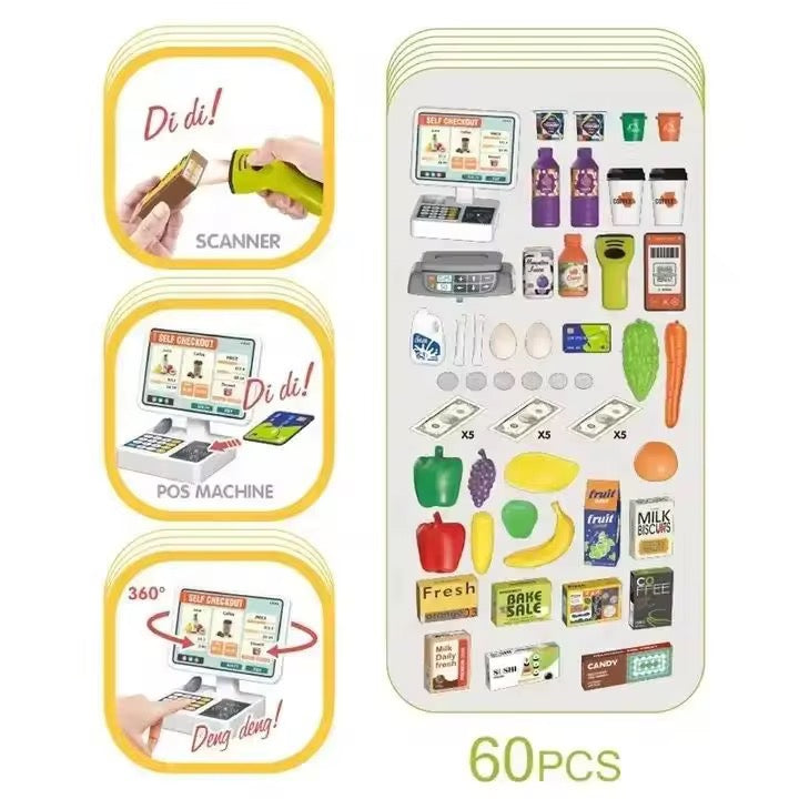 Kids Supermarket Playset