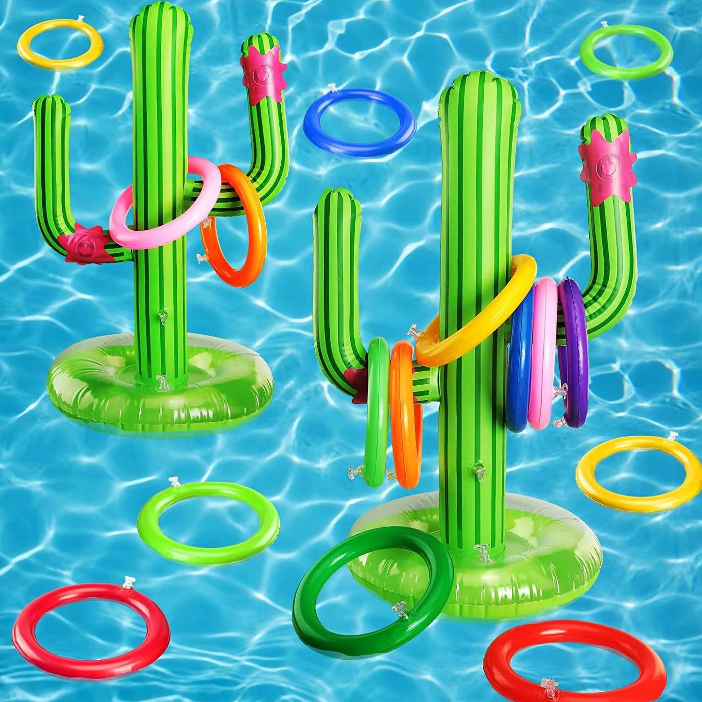 Inflatable Cactus Ring Toss Game