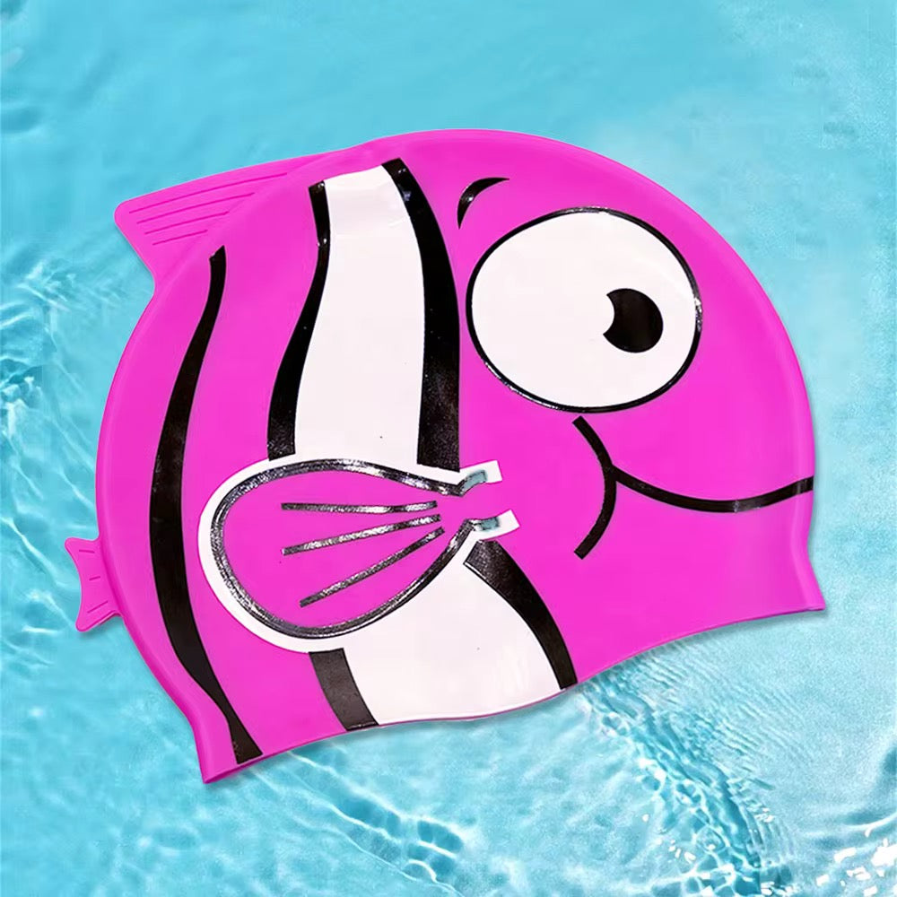 Bestway Fun Fish Silicone Swim Cap for Kids