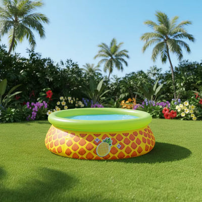 Pineapple Pattern Inflatable Pool
