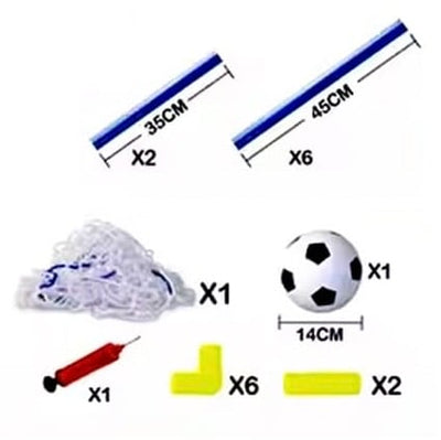 Kids Portable Football Goal Post Set