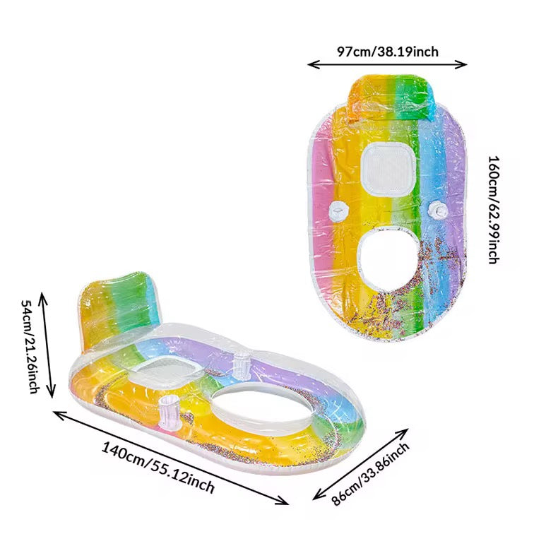 Rainbow Inflatable Lounge