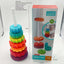 Spinning Rainbow Stack Tower