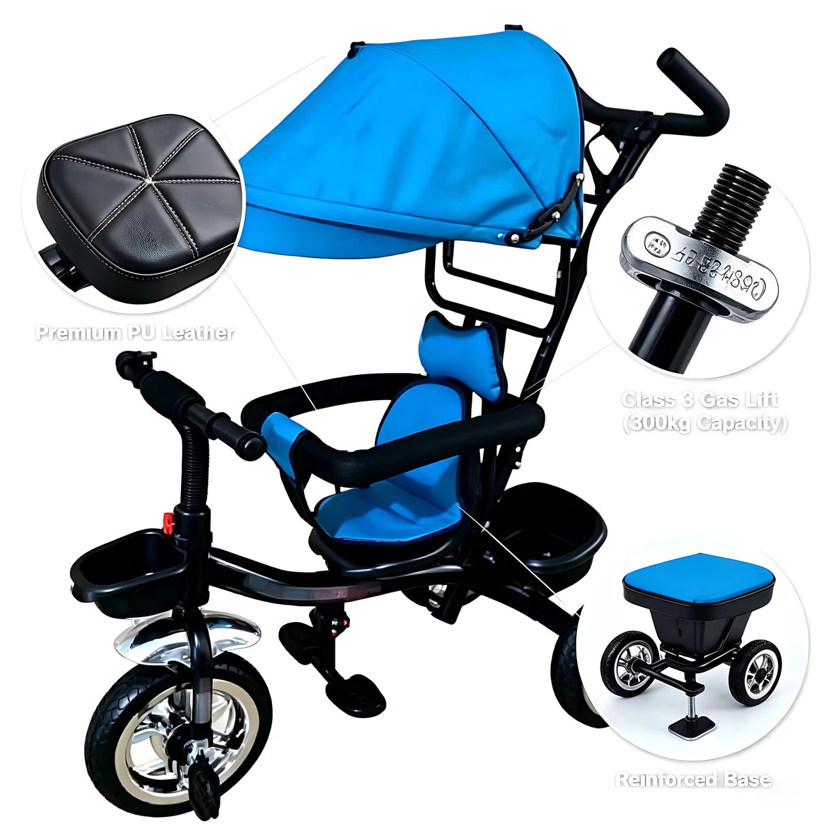 Toddler Trike with Push Handle