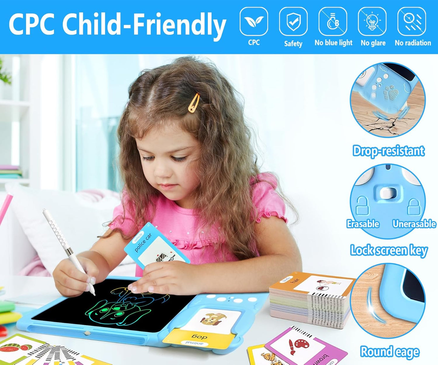 Arabic & English Card Reader Toy with board