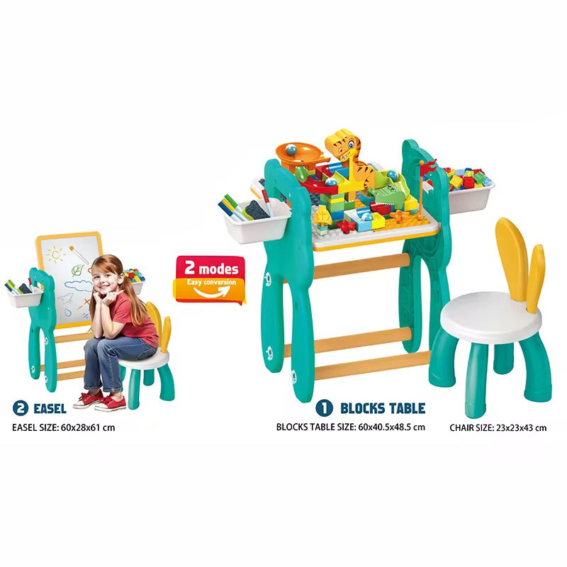 Creative Duo: Blocks & Easel Tab 104pcs