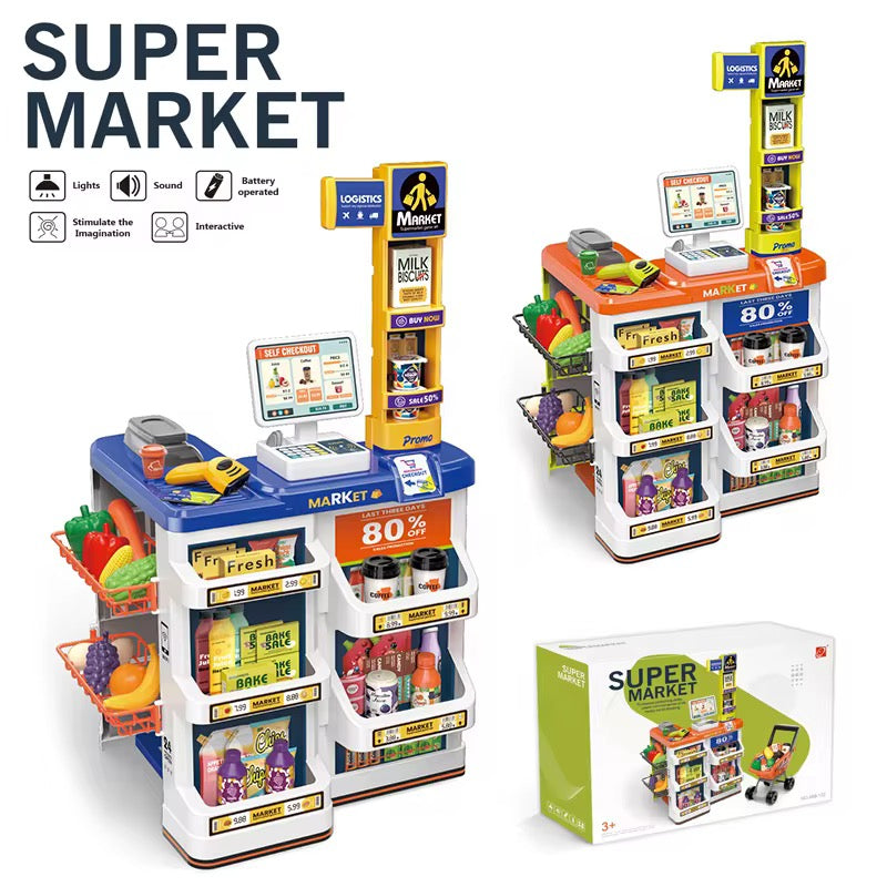 Kids Supermarket Playset
