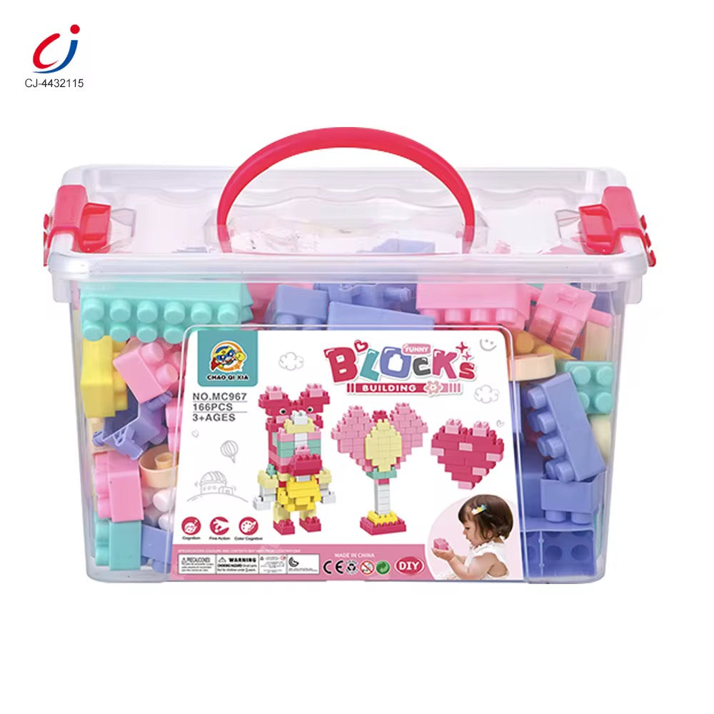 Colorful Creative Building Blocks Set (213 Pcs)