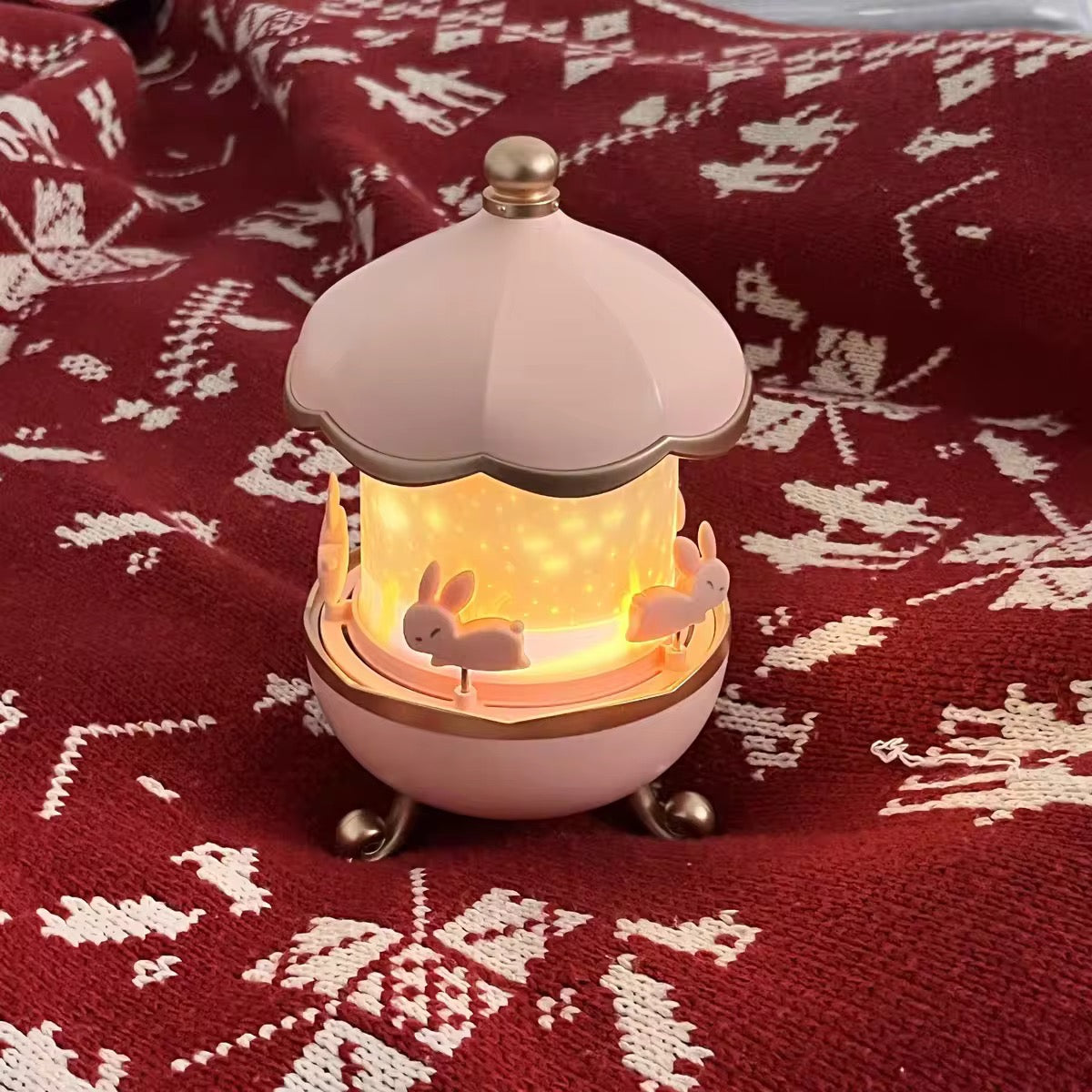 Bunny's Carousel Night Light