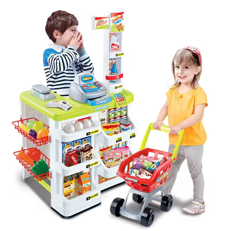 Kids Supermarket Playset