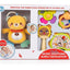 Interactive Plush Bear Musical Rattle & Teether Toy Set
