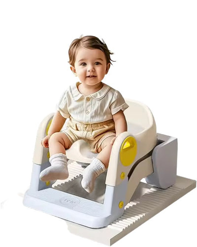 Potty training seat with a step 2x1