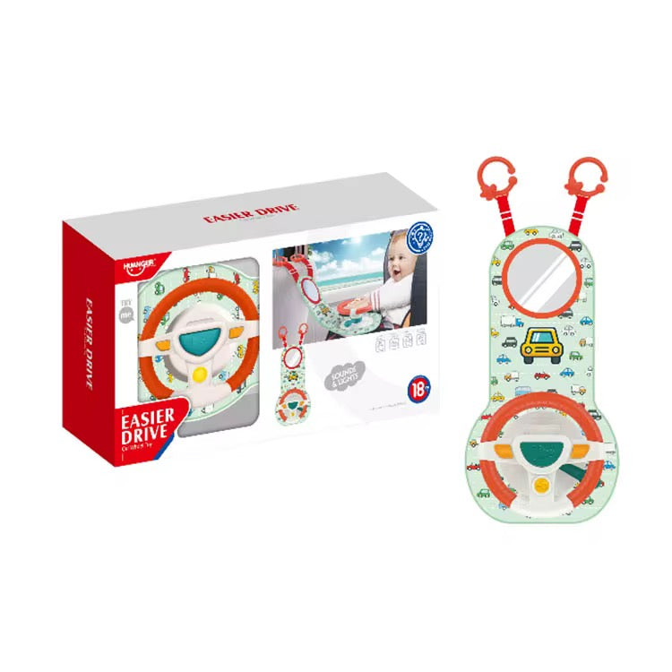 Interactive steering wheel for children