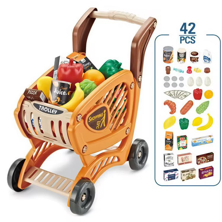 Children's shopping cart (42 PCS)