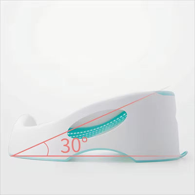 Comfortable lying baby bathtub bath device plastic baby shower chairs